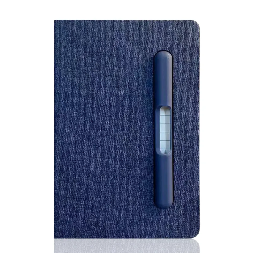 A5 Fabric Cover Notebook with Pen Holder – Premium Executive Diary
