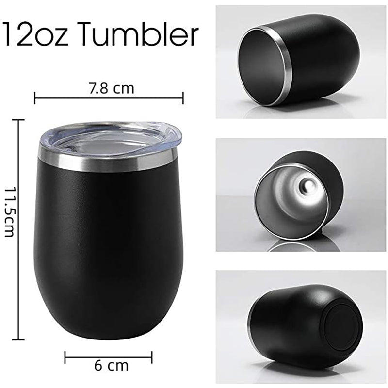 Stainless Steel Travel Wine Shape Mug