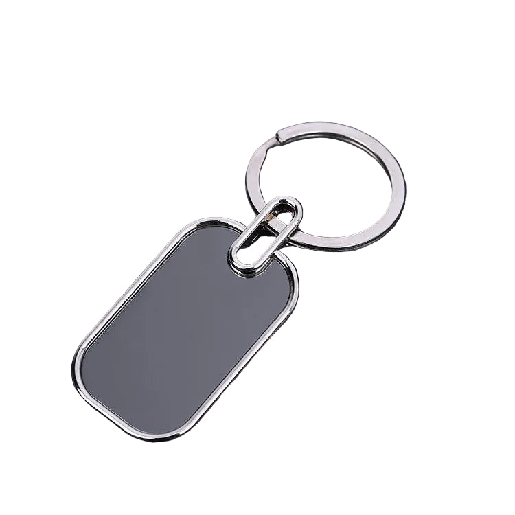 Metal Keychain - Rectangular Shape