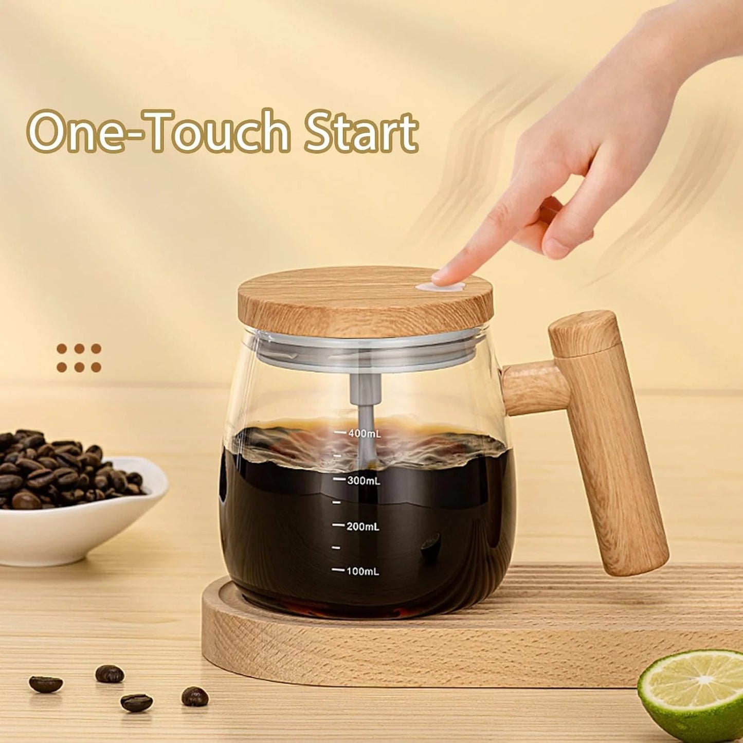 Self Stirring Coffee Mug