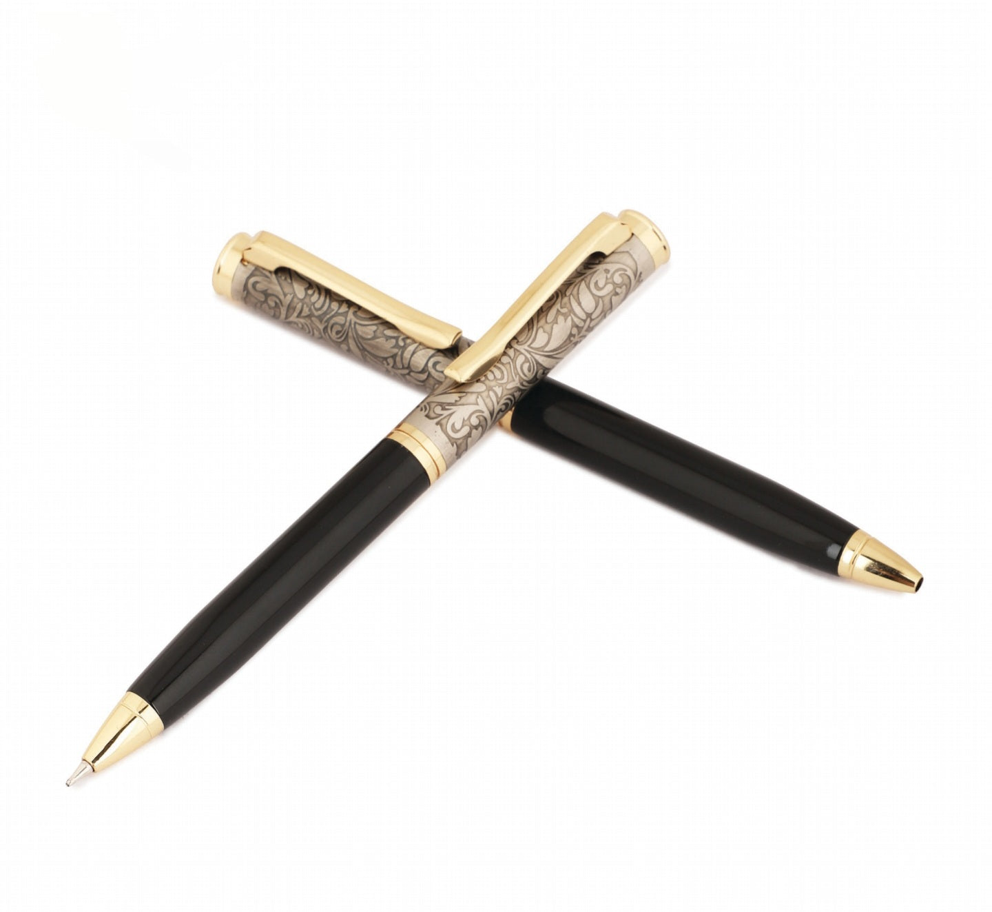 Premium Metal Pen With Gold Plated Accent