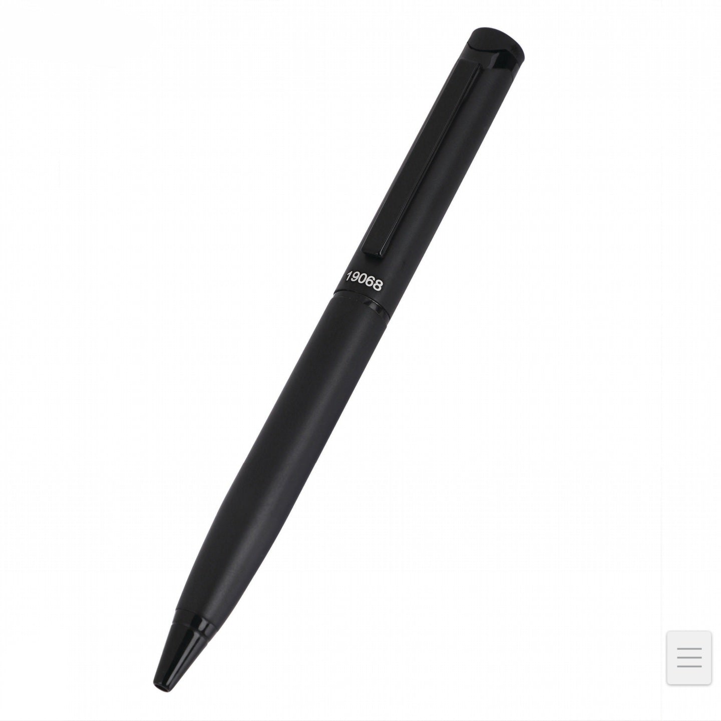 Matte Black Metal Pen – Sleek Executive Writing Instrument