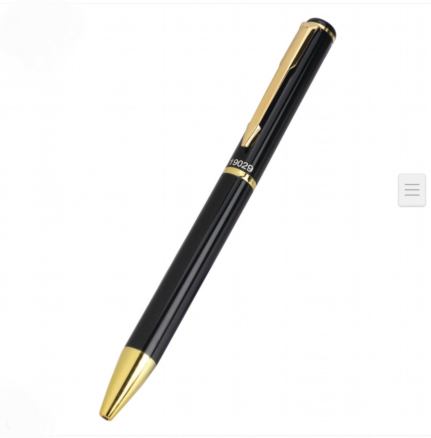 Classic Metal Executive Pen – Black & Gold