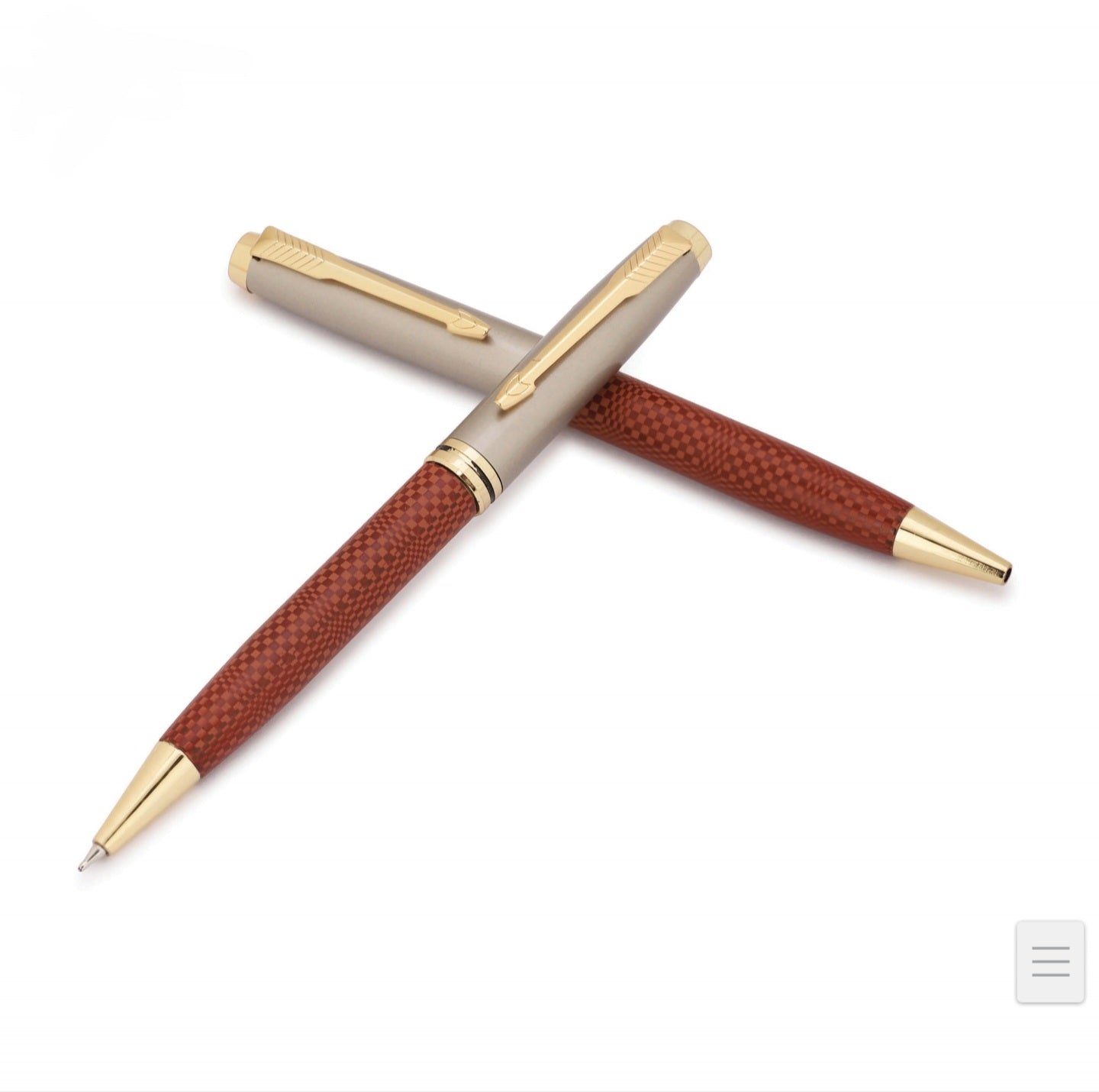 Premium Metal Leather Textured Pen