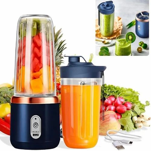 USB Portable Juicer with Plastic Sipper Bottle