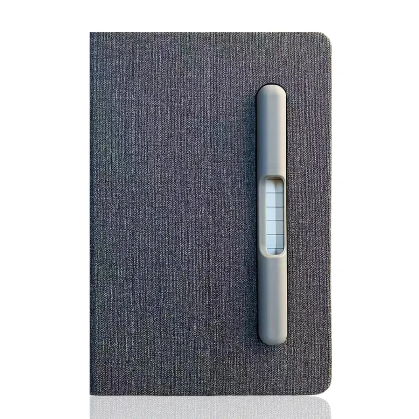 A5 Fabric Cover Notebook with Pen Holder – Premium Executive Diary