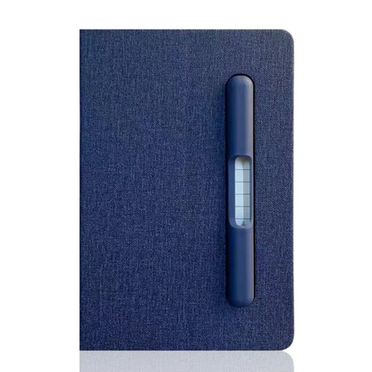 A5 Fabric Cover Notebook with Pen Holder – Premium Executive Diary