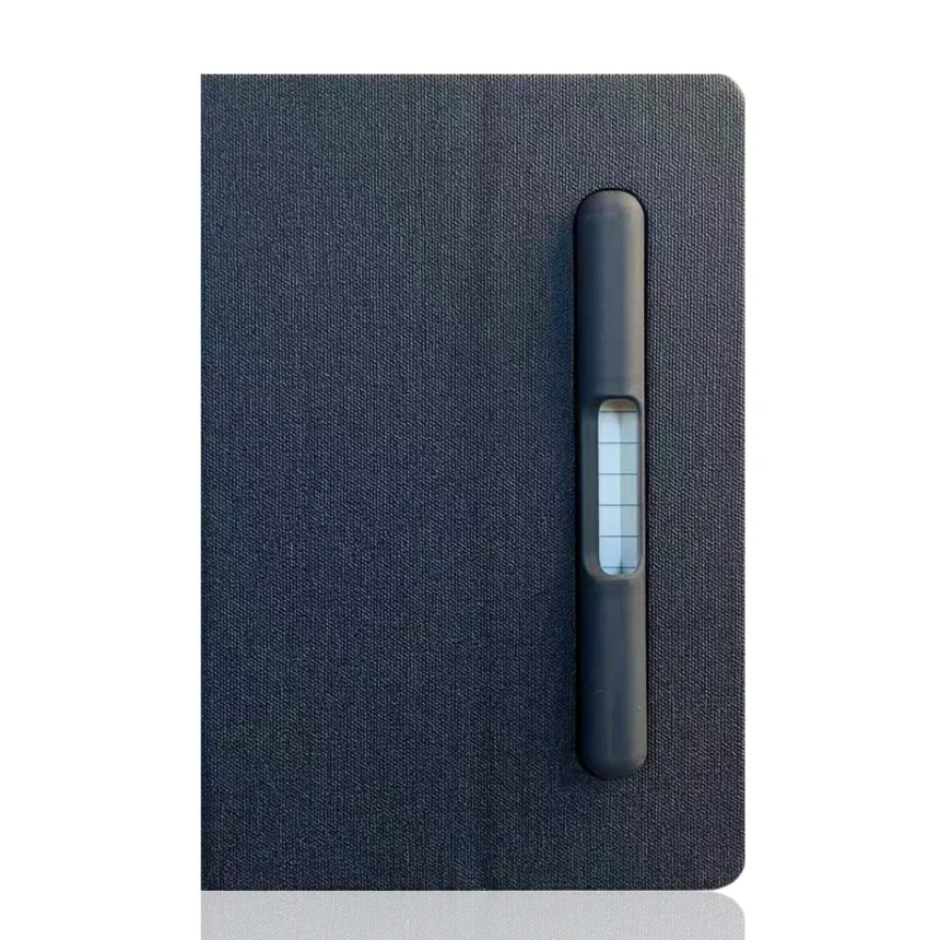 A5 Fabric Cover Notebook with Pen Holder – Premium Executive Diary