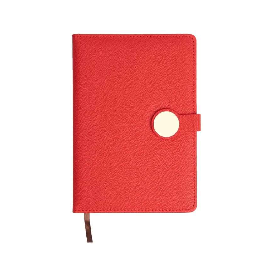 A5 PU Leather Notebook with CIRCLE MAGNETIC CLOSURE