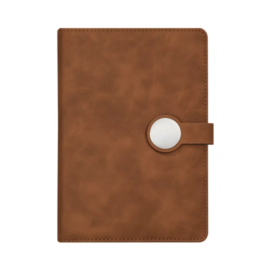 A5 PU Leather Notebook with CIRCLE MAGNETIC CLOSURE