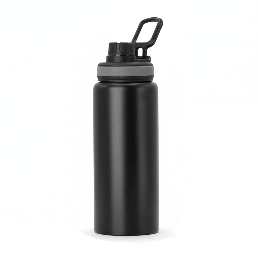 SS Single Wall Bottle 800ML with Sipper Cap & Carry Handle