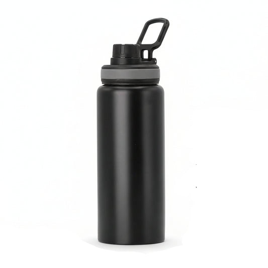 SS Single Wall Bottle 800ML with Sipper Cap & Carry Handle
