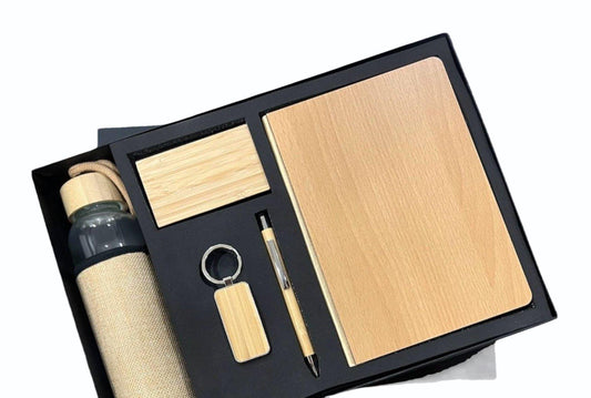 PREMIUM 5 IN 1 BAMBOO CORPORATE GIFT SET