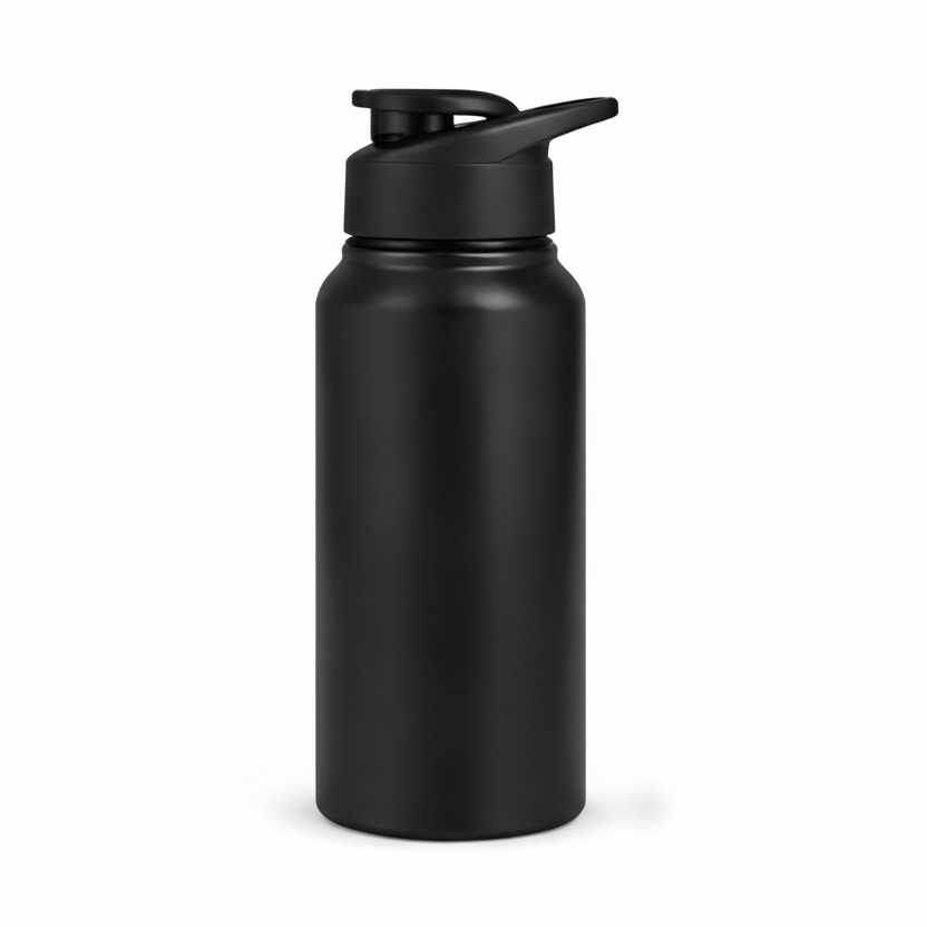 SS STAIGHT BOTTLE WITH SIPPER CAP (500ML , 750ML , 1000ML)