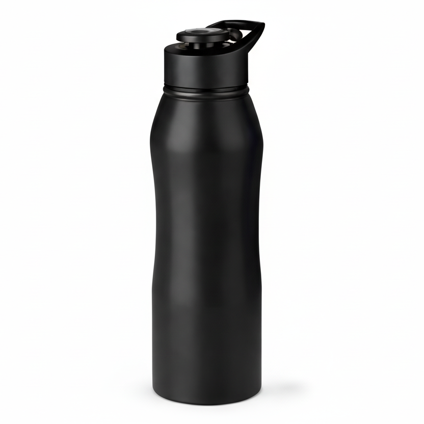 SS Single wall curvy bottle -750ml