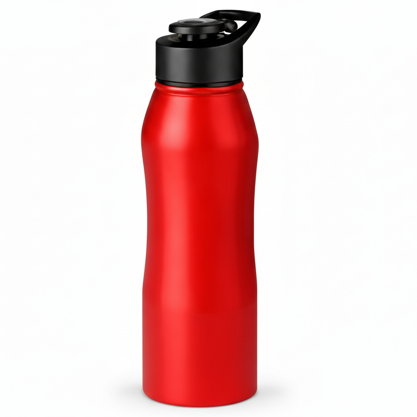 SS Single wall curvy bottle -750ml