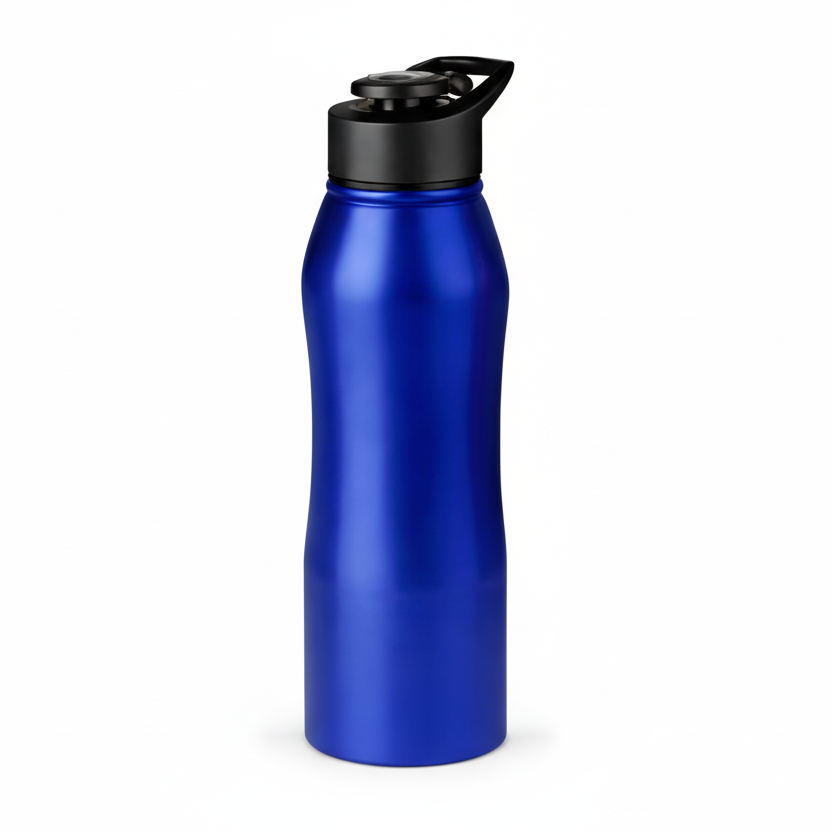 SS Single wall curvy bottle -750ml