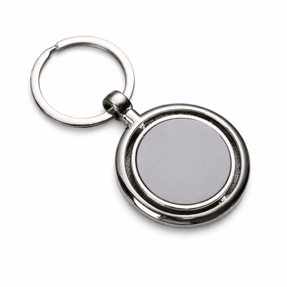 Premium Round Metal Keychain
