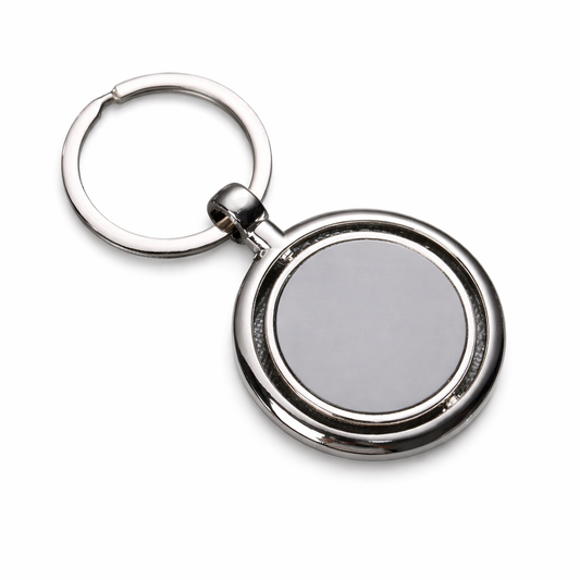 Premium Round Metal Keychain