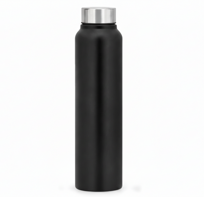 SS STAIGHT BOTTLE WITH SILVER CAP (500ML , 750ML , 1000ML)