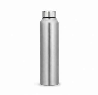SS STAIGHT BOTTLE WITH SILVER CAP (500ML , 750ML , 1000ML)