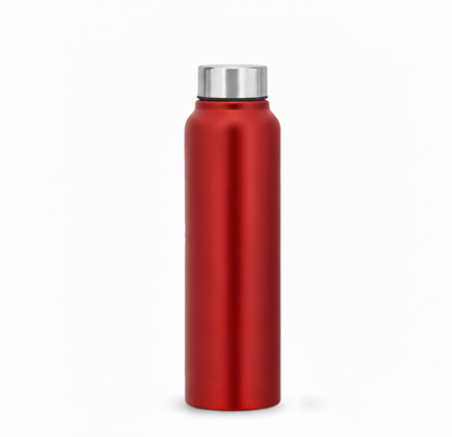 SS STAIGHT BOTTLE WITH SILVER CAP (500ML , 750ML , 1000ML)
