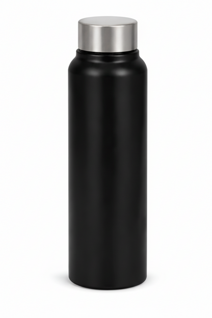 SS STAIGHT BOTTLE WITH SILVER CAP (500ML , 750ML , 1000ML)