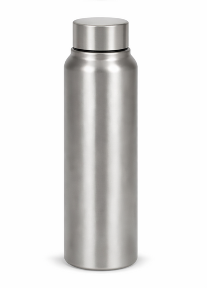 SS STAIGHT BOTTLE WITH SILVER CAP (500ML , 750ML , 1000ML)