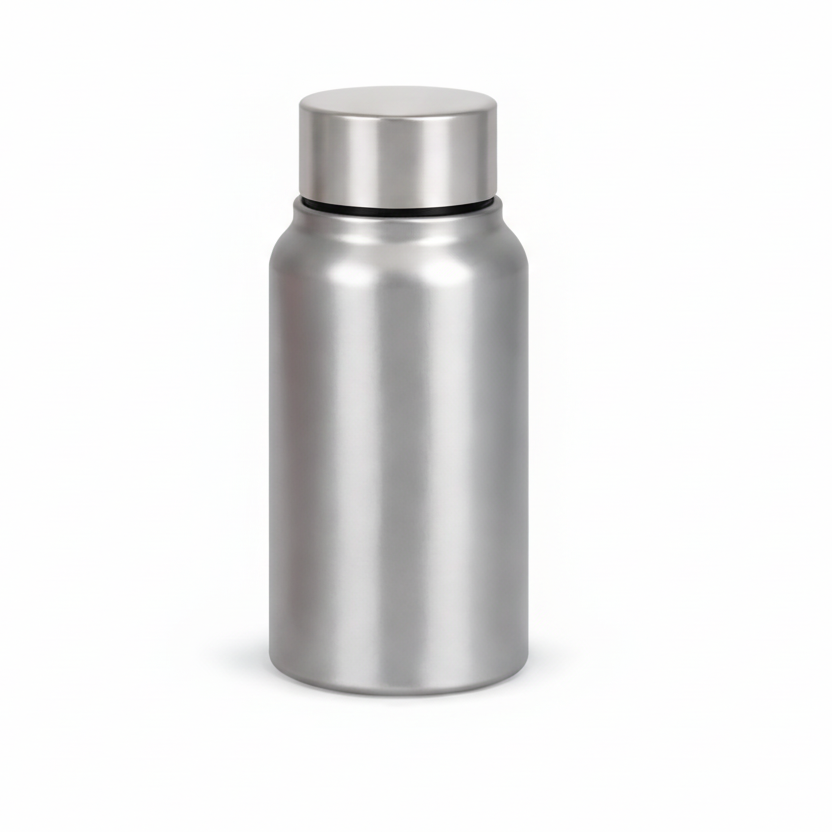 SS STAIGHT BOTTLE WITH SILVER CAP (500ML , 750ML , 1000ML)