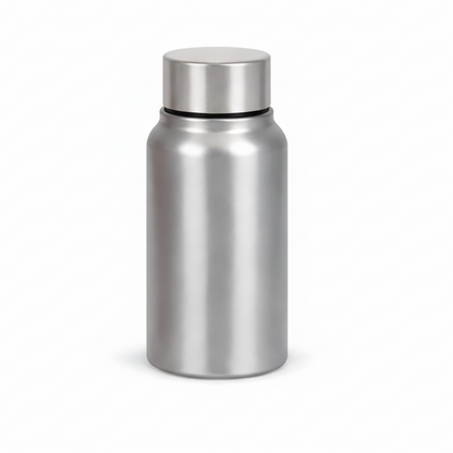SS STAIGHT BOTTLE WITH SILVER CAP (500ML , 750ML , 1000ML)
