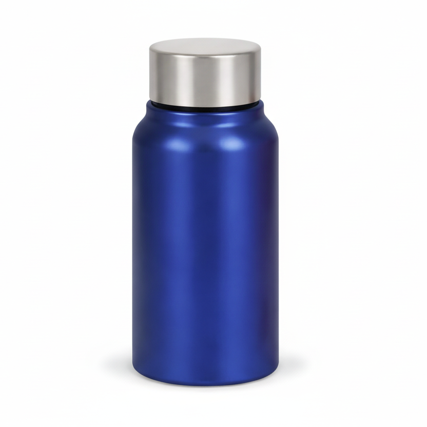 SS STAIGHT BOTTLE WITH SILVER CAP (500ML , 750ML , 1000ML)
