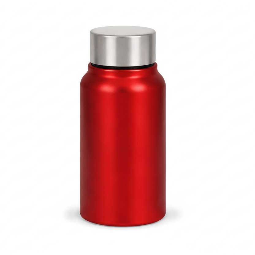 SS STAIGHT BOTTLE WITH SILVER CAP (500ML , 750ML , 1000ML)