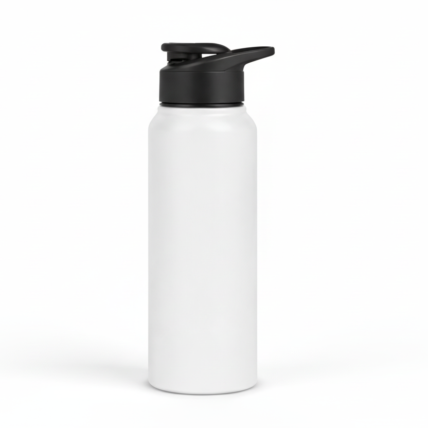SS STAIGHT BOTTLE WITH SIPPER CAP (500ML , 750ML , 1000ML)