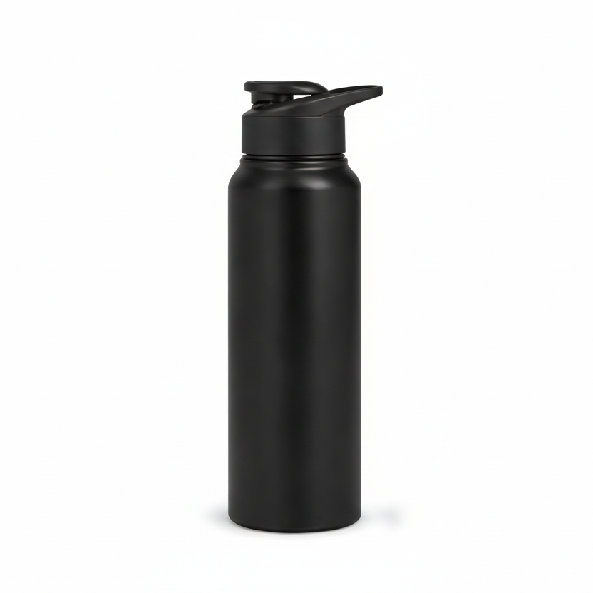 SS STAIGHT BOTTLE WITH SIPPER CAP (500ML , 750ML , 1000ML)