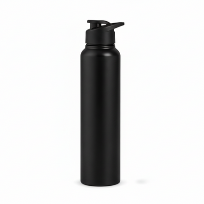 SS STAIGHT BOTTLE WITH SIPPER CAP (500ML , 750ML , 1000ML)