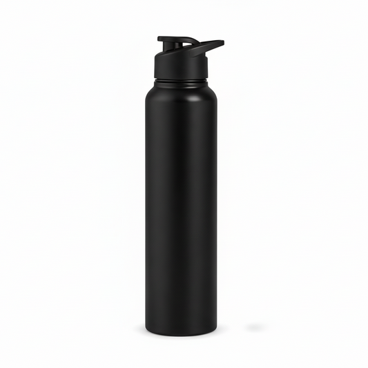SS STAIGHT BOTTLE WITH SIPPER CAP (500ML , 750ML , 1000ML)