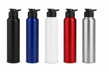 SS STAIGHT BOTTLE WITH SIPPER CAP (500ML , 750ML , 1000ML)