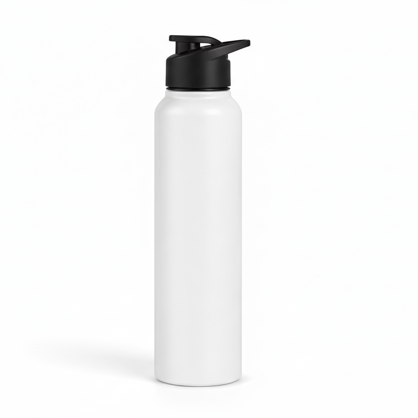 SS STAIGHT BOTTLE WITH SIPPER CAP (500ML , 750ML , 1000ML)