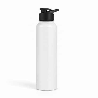 SS STAIGHT BOTTLE WITH SIPPER CAP (500ML , 750ML , 1000ML)