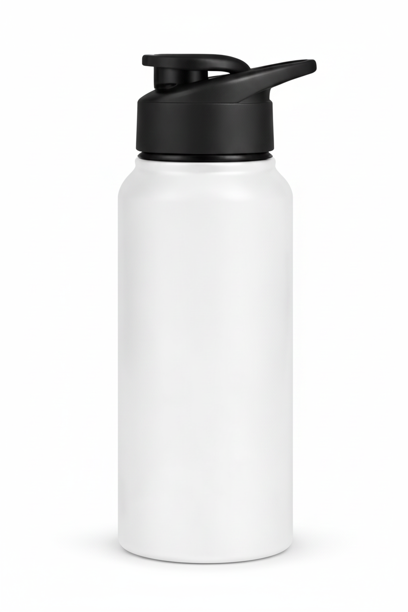SS STAIGHT BOTTLE WITH SIPPER CAP (500ML , 750ML , 1000ML)