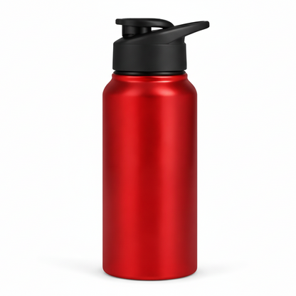 SS STAIGHT BOTTLE WITH SIPPER CAP (500ML , 750ML , 1000ML)