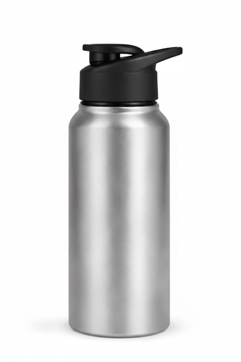 SS STAIGHT BOTTLE WITH SIPPER CAP (500ML , 750ML , 1000ML)