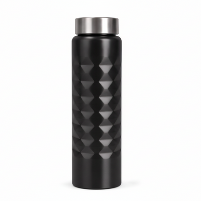 SS Diamond Cut Shape Bottle -1000ML