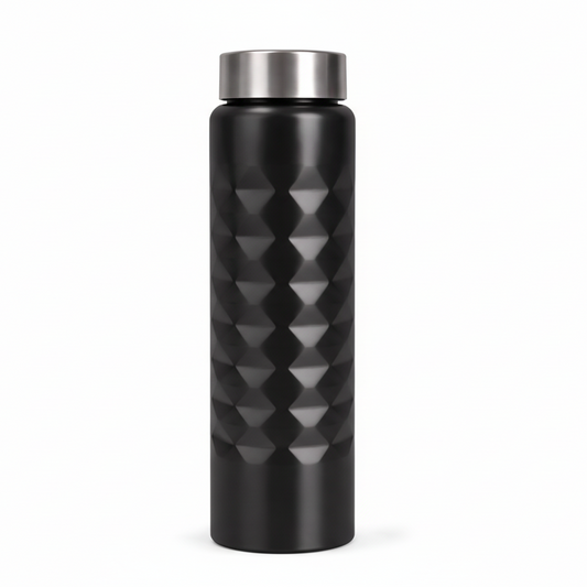 SS Diamond Cut Shape Bottle -1000ML
