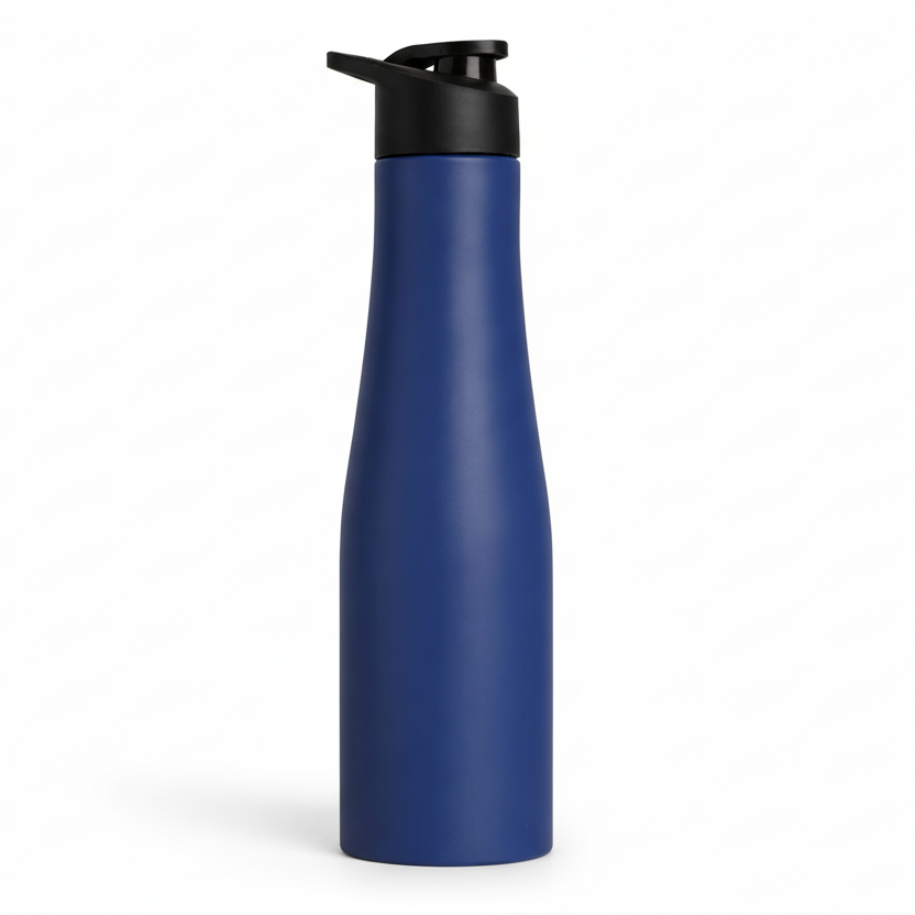 Flora Stainless Steel Sipper Cap Bottle – Single Wall (1000ml)