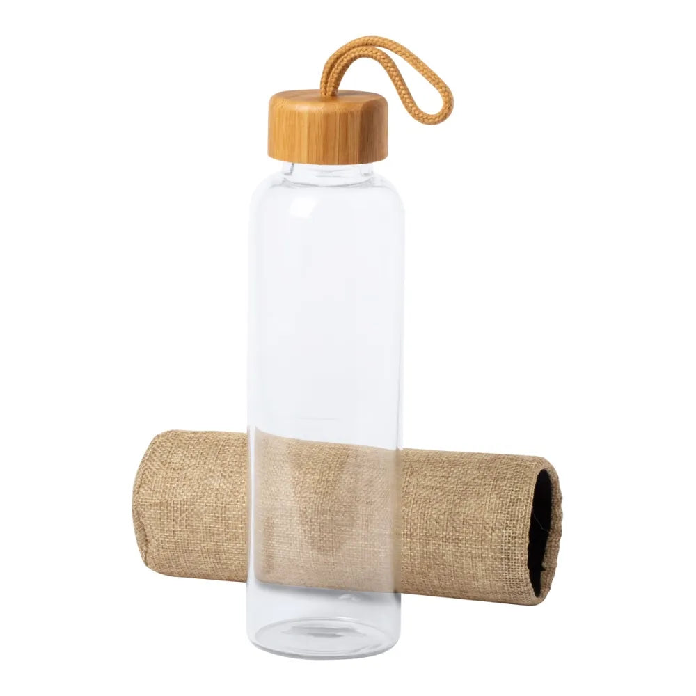 500ML Glass Bottle with Jute Cover – Eco-Friendly & Stylish