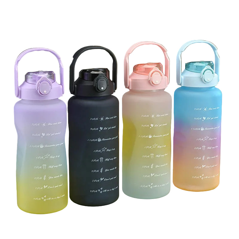 3 In 1 Motivational Bottle Set Mix Colour