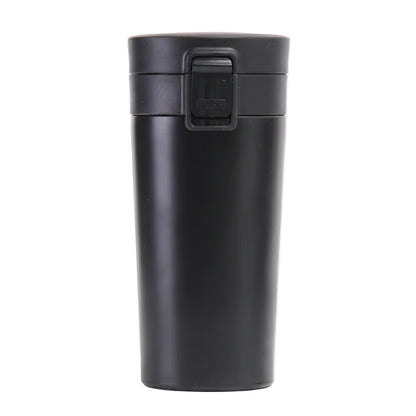 Push Button Stainless Steel Coffee Mug (420ml)
