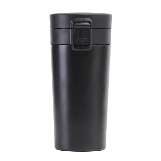 Push Button Stainless Steel Coffee Mug (420ml)