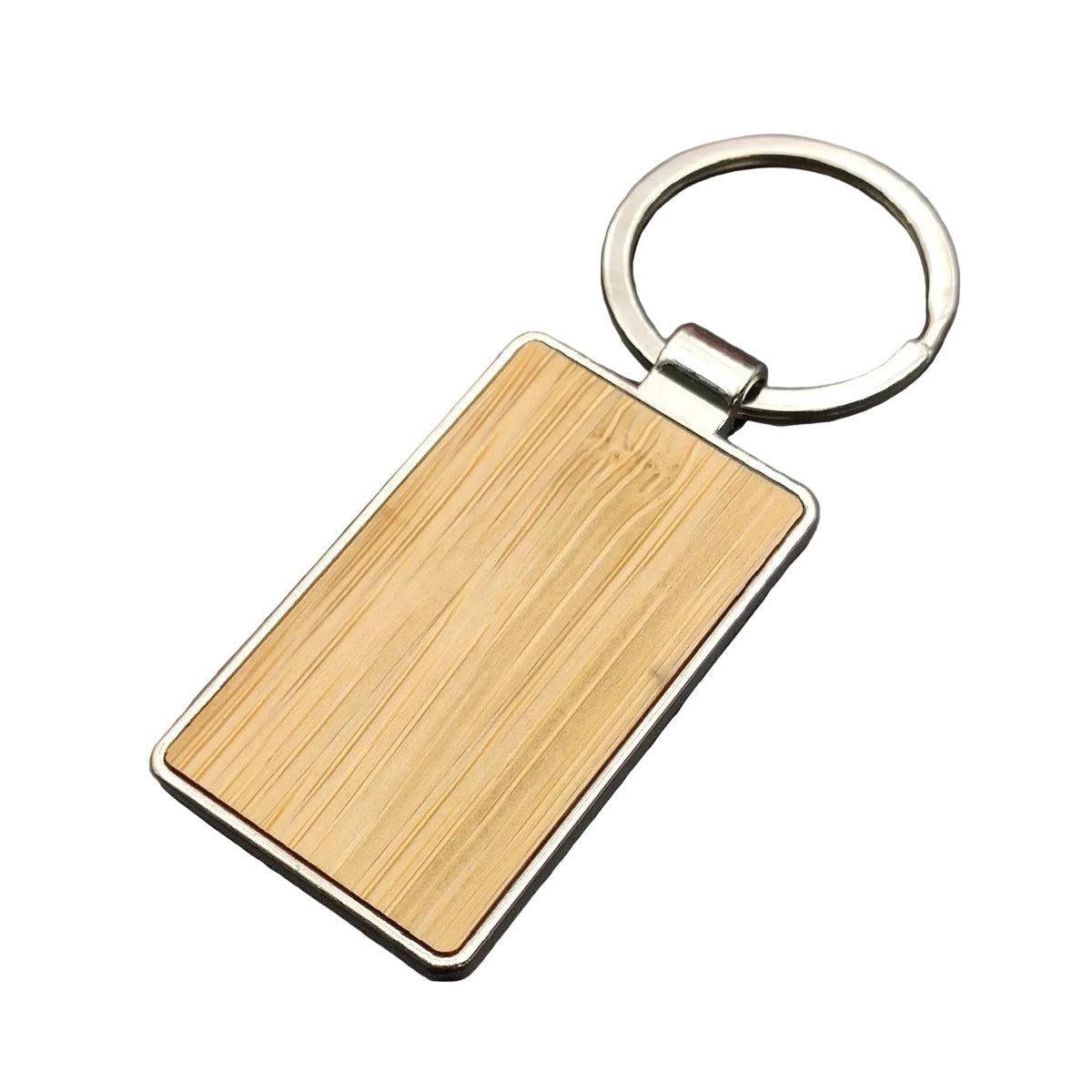 bamboo keychain